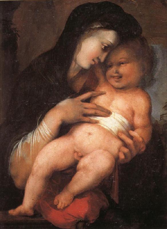 BERRUGUETE, Alonso Madonna and Child France oil painting art